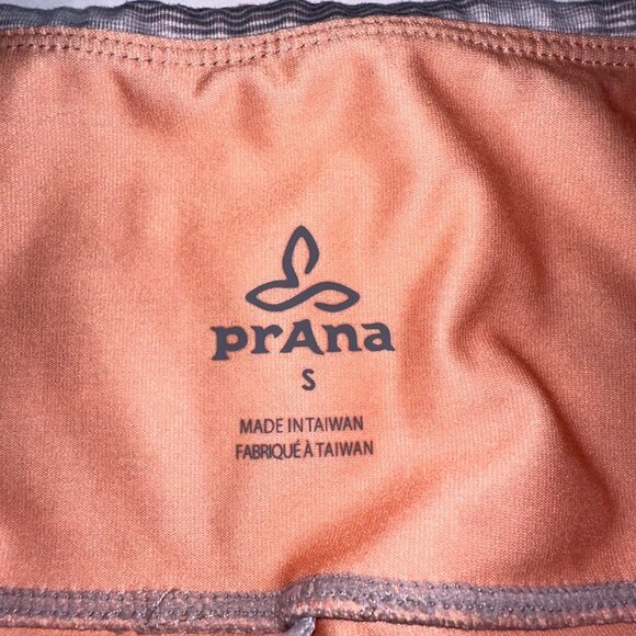 Prana Multicolor Striped Workout Stretch‎ Pull On Capri Leggings Womens Small - Picture 4 of 9